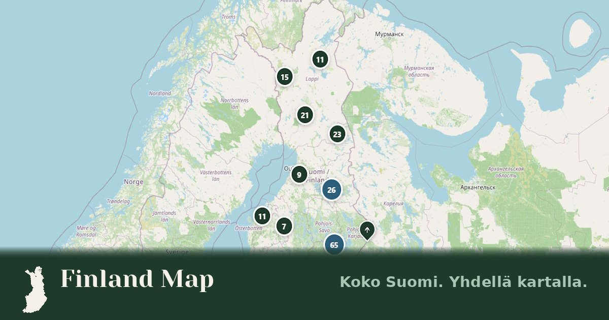 Puumala Ralli Event 2 3 Oct 2026 Finland Map Puumala Ralli Event 2 3 Oct 2026 Finland Map
